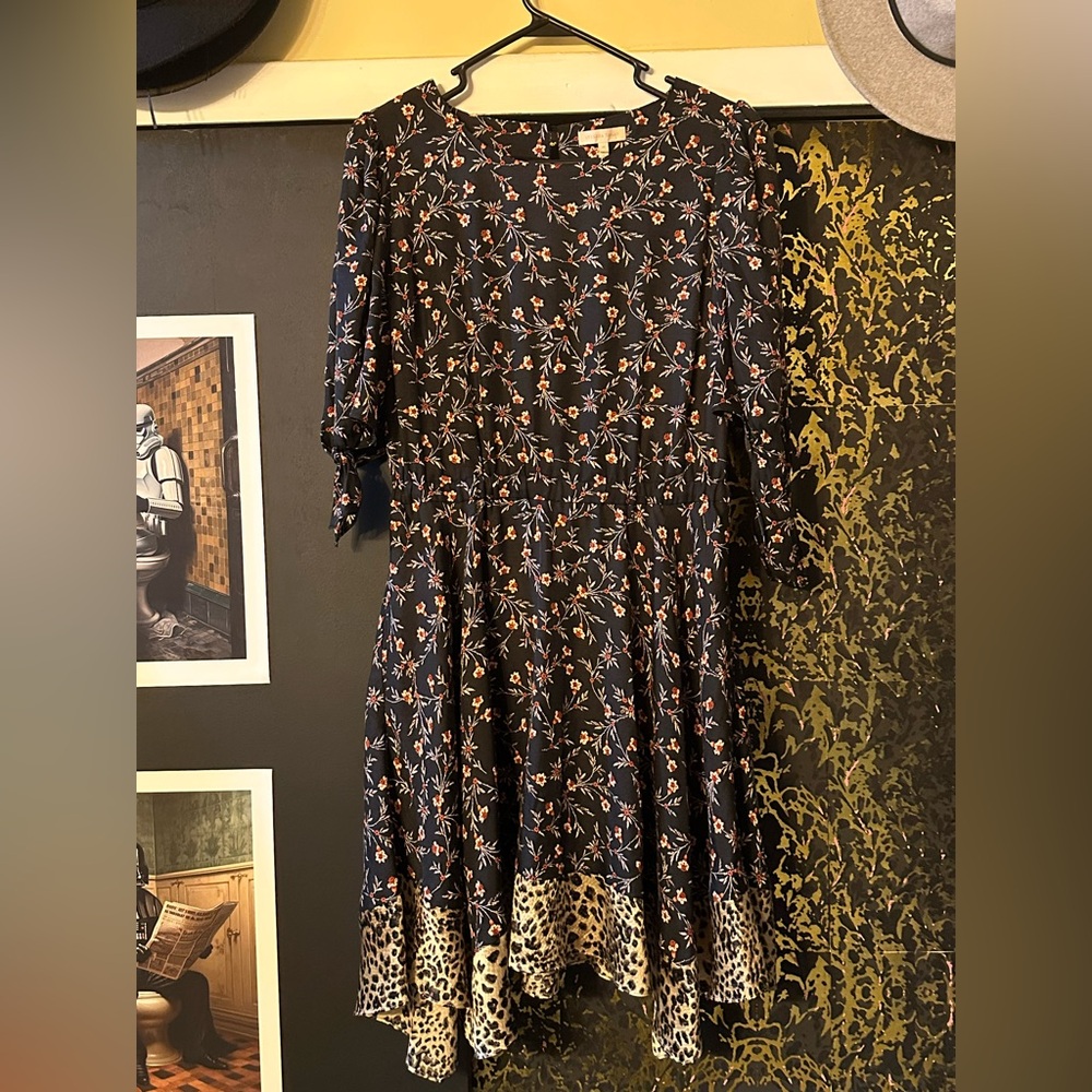 Rebecca Taylor Scarlett Tie-Sleeved Mini Dress - Picture 5 of 11